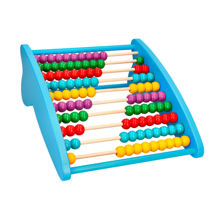 Liderpapel Ábaco de Madera con 100 Bolas de Colores para Aprender a Contar 273x112x230mm 7