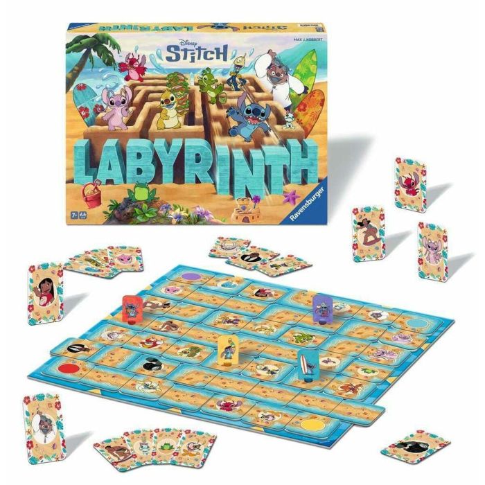 RAVENSBURGER Juego de Mesa Labyrinth Disney Stitch - 2-4 Jugadores, Edad +7 Años, 30 Minutos de Partida 2