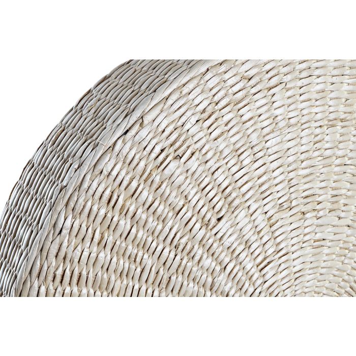 DKD Home Decor Cojín de Suelo Cuadrado Estilo Balinés para Decoración del Hogar, Natural, 60x60x11 cm, Hecho a Mano con Poliéster y Fibra 3 DKD Home Decor Cojín de Suelo Cuadrado Estilo Balinés para Decoración del Hogar, Natural, 60x60x11 cm, Hecho a Mano con Poliéster y Fibra 3