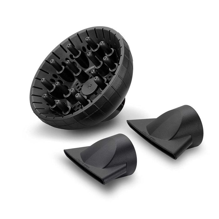 BaByliss 6719 Secador de Pelo Profesional 2200W Motor AC 115 km/h Iónico Difusor, 2 Boquillas, Aire Frío, 2 Temp/Vel 16