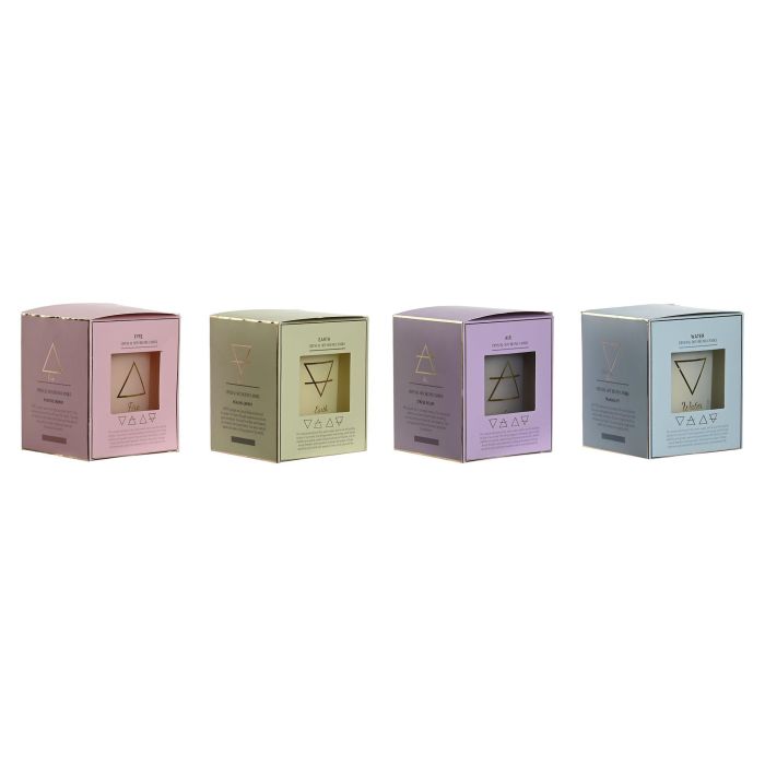 DKD Home Decor Vela Urban Set 4 Unidades Surtidas 200gr Cristal Cera, Varios Colores (Verde Menta, Azul Celeste, Rosa Palo, Lila) 36h, 8x10x8cm 3 DKD Home Decor Vela Urban Set 4 Unidades Surtidas 200gr Cristal Cera, Varios Colores (Verde Menta, Azul Celeste, Rosa Palo, Lila) 36h, 8x10x8cm 3