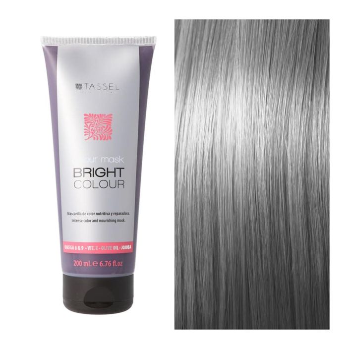 Eurostil Bright colour mascarilla capilar color gris