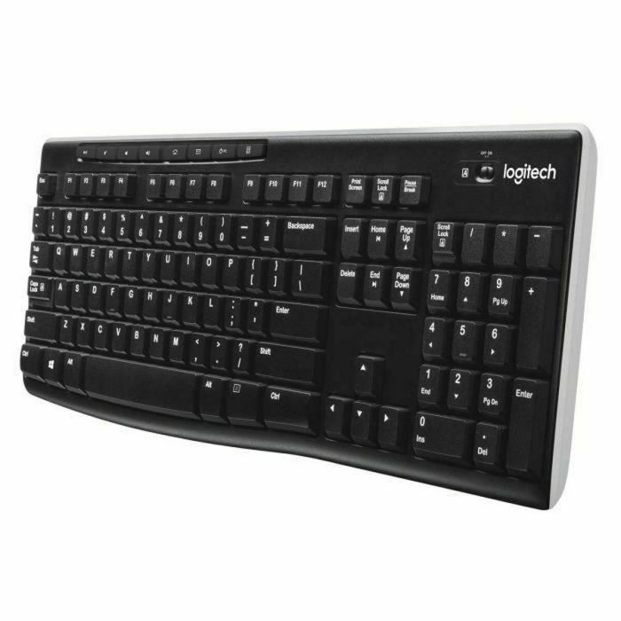 Logitech Teclado K270 Wireless Francés Inalámbrico 2.4 GHz hasta 10m, Resistente a Salpicaduras, Compatible con Windows 7/Vista/XP 16