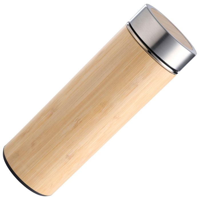 Day Termo 400 Ml Con Filtro para Té de Acero Inoxidable y Bambú 5