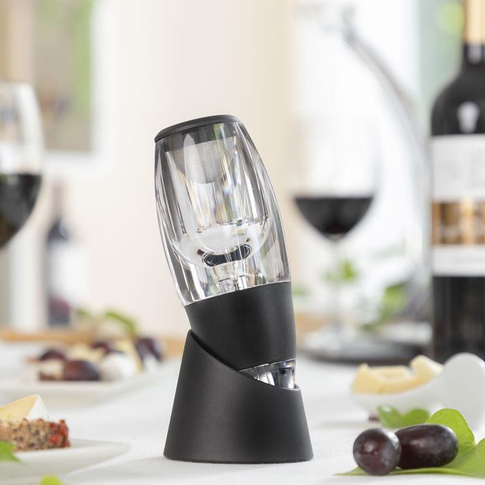 Aireador de Vino Profesional con Soporte Torre y Base Antigoteo Winair InnovaGoods 10