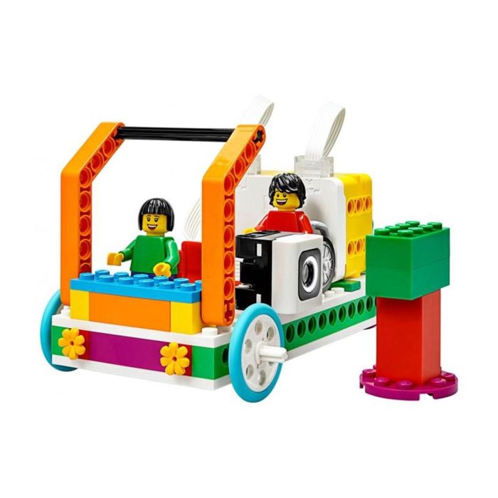 LEGO Education SPIKE Essential Set de 449 Piezas para Aprendizaje STEAM, 4 Minifiguras, Hub Inteligente, Motores, Sensor de Color y Caja de Almacenamiento LEGO Education SPIKE Essential Set de 449 Piezas para Aprendizaje STEAM, 4 Minifiguras, Hub Inteligente, Motores, Sensor de Color y Caja de Almacenamiento
