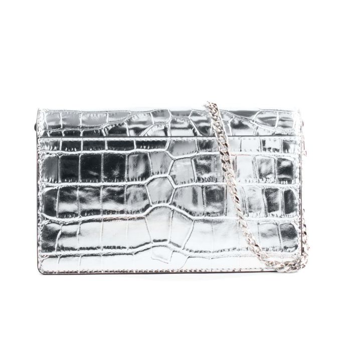 Bolso Bandolera Michael Kors 32F4SJ6C8K-SILVER Gris 22 x 14 x 6 cm 2 Bolso Bandolera Michael Kors 32F4SJ6C8K-SILVER Gris 22 x 14 x 6 cm 2