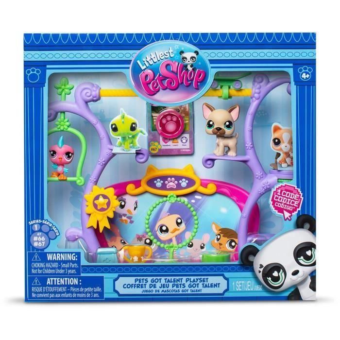 BANDAI - Littlest Pet Shop - Pets Got Talent Playset - Set de juego con 2 animales, decoración y accesorios - BF00558 3