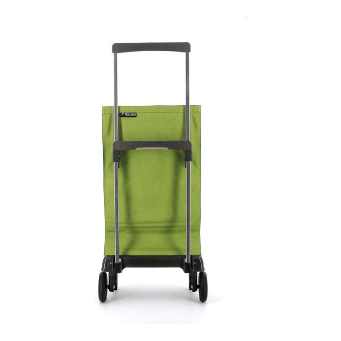 Rolser Carro de la Compra Plegamatic Original MF 2 Ruedas Plegable 40L Color Lima Diseño Bolso 2
