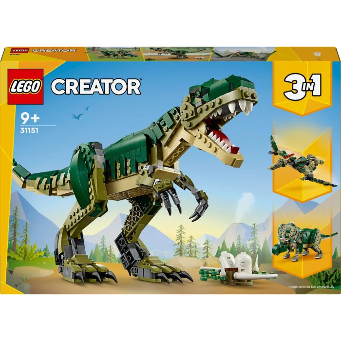 LEGO 31151 Creator 3-in-1 T.Rex Juguete de Construcción de Dinosaurio para Niños 0 LEGO 31151 Creator 3-in-1 T.Rex Juguete de Construcción de Dinosaurio para Niños 0