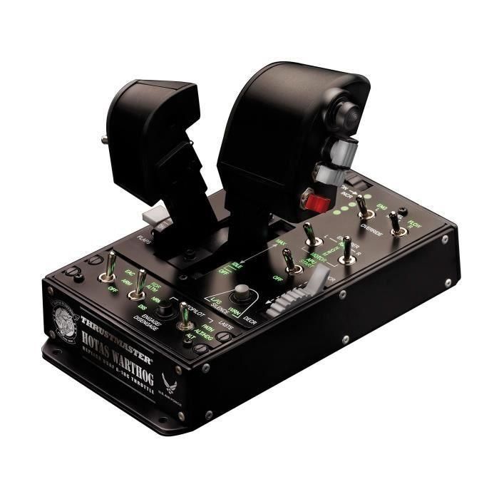 Thrustmaster HOTAS Warthog Dual Throttles Negro USB Simulador de Vuelo PC 2 Thrustmaster HOTAS Warthog Dual Throttles Negro USB Simulador de Vuelo PC 2