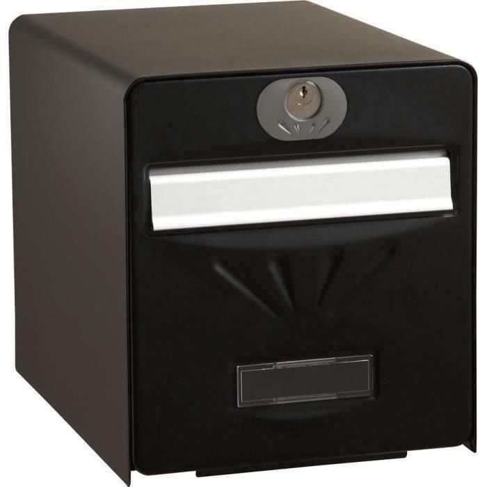 Burg Wachter Buzón de Correo Negro de Acero Galvanizado, con Puerta Trasera de Vidrio y Bisagras Inoxidables. Resistente a Corrosión y Abrasión. Burg Wachter Buzón de Correo Negro de Acero Galvanizado, con Puerta Trasera de Vidrio y Bisagras Inoxidables. Resistente a Corrosión y Abrasión.