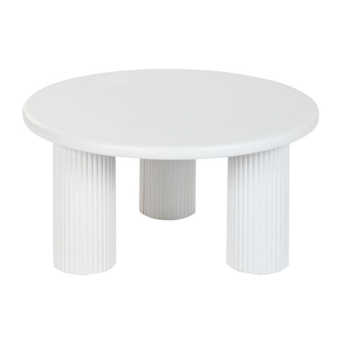 Mesa auxiliar Home ESPRIT Blanco 75 x 75 x 40 cm 1 Mesa auxiliar Home ESPRIT Blanco 75 x 75 x 40 cm 1