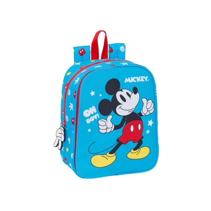 Mochila Infantil Mickey Mouse Clubhouse Fantastic Azul Rojo 22 x 27 x 10 cm 3