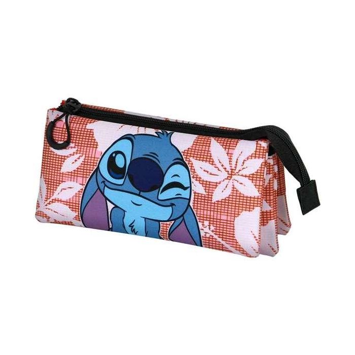 Karactermania Lilo y Stitch Portatodo Triple Fan 2.0 Estuche Escolar Rectangular con 3 Compartimentos y Cremallera, Rosa, 11 x 23 x 7 cm 0 Karactermania Lilo y Stitch Portatodo Triple Fan 2.0 Estuche Escolar Rectangular con 3 Compartimentos y Cremallera, Rosa, 11 x 23 x 7 cm 0