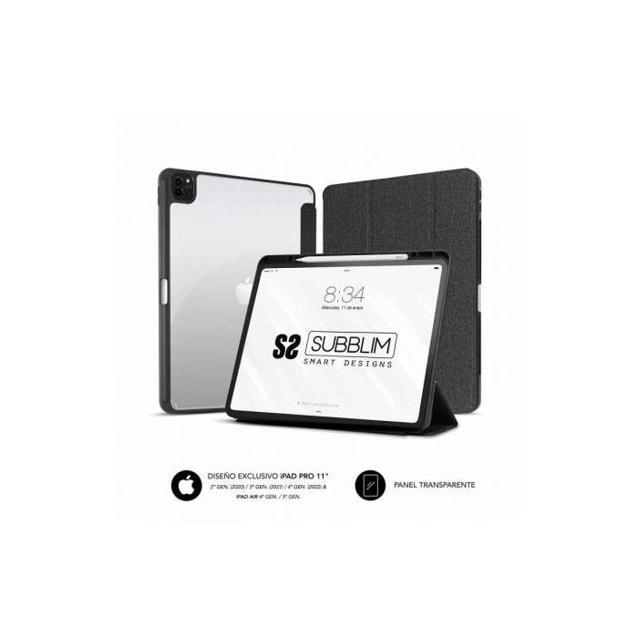 Funda Subblim Clear Shock para Tablet iPad Pro 11" 2020-2022/ Negra Funda Subblim Clear Shock para Tablet iPad Pro 11" 2020-2022/ Negra