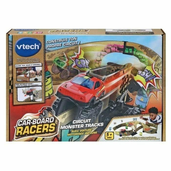 Juego Educativo Vtech Car Board Racer Monster Trucks 5 Juego Educativo Vtech Car Board Racer Monster Trucks 5