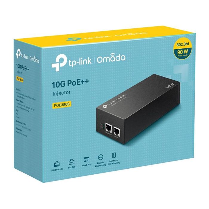 TP-Link POE380S Adaptador e Inyector PoE 10 Gigabit Ethernet