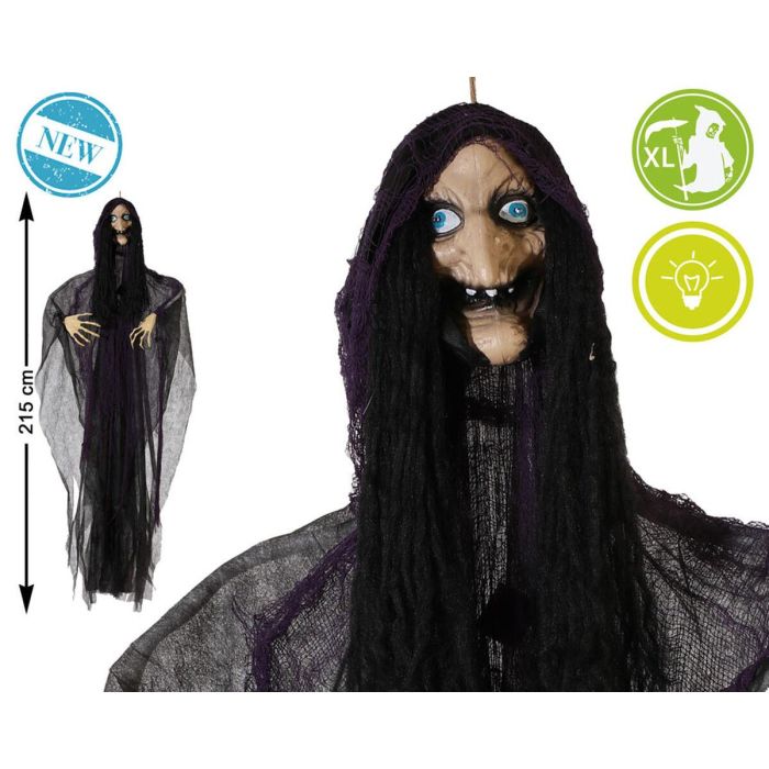 Decoración para Halloween Bruja 215 cm 1