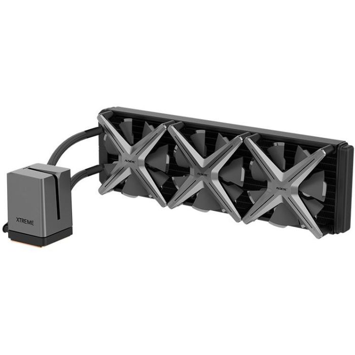 ALSEYE X360 TDP350W - Kit Refrigeración Líquida All-in-One para Procesador, 12cm, Negro/Gris
