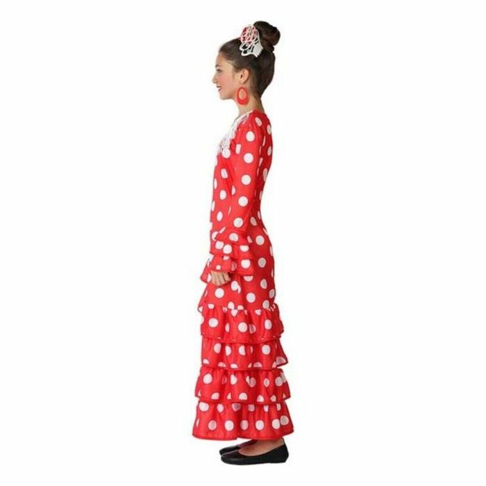 Disfraz para Niños Sevillana Rojo 3 Disfraz para Niños Sevillana Rojo 3
