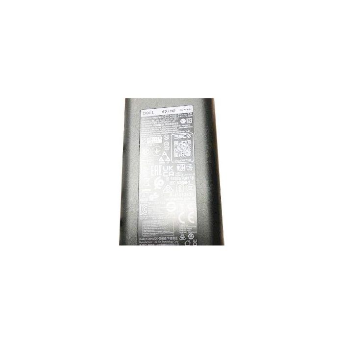 Dell AC Adapter, 65W, 19.5V, 3 Pin, Type C, C6 Power Cord Dell AC Adapter, 65W, 19.5V, 3 Pin, Type C, C6 Power Cord