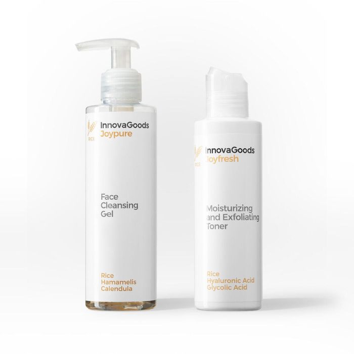 Pack Dúo de Limpieza Facial Rice InnovaGoods 1 Pack Dúo de Limpieza Facial Rice InnovaGoods 1