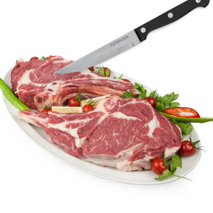 Nirosta Juego de 6 Cuchillos para Carne - 21 cm 2