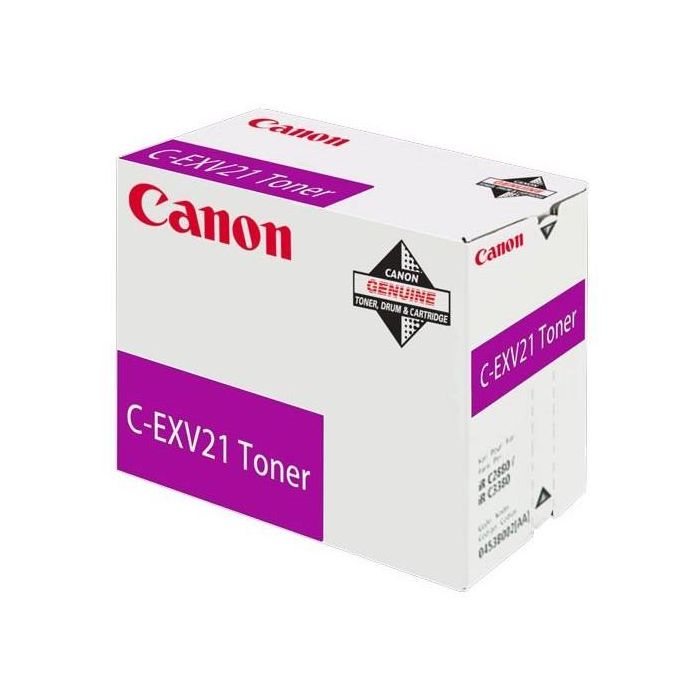 Canon C-EXV 21 Tóner Original Magenta para Impresora Láser, 14000 páginas, Compatible con iR C2880/3880