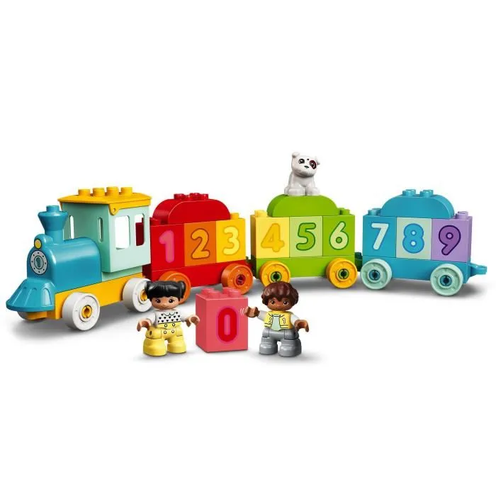 Lego Tren de los Números 10954, Juego de Construcción Educativo para Aprender a Contar, a Partir de 18 Meses, 23 Piezas 1