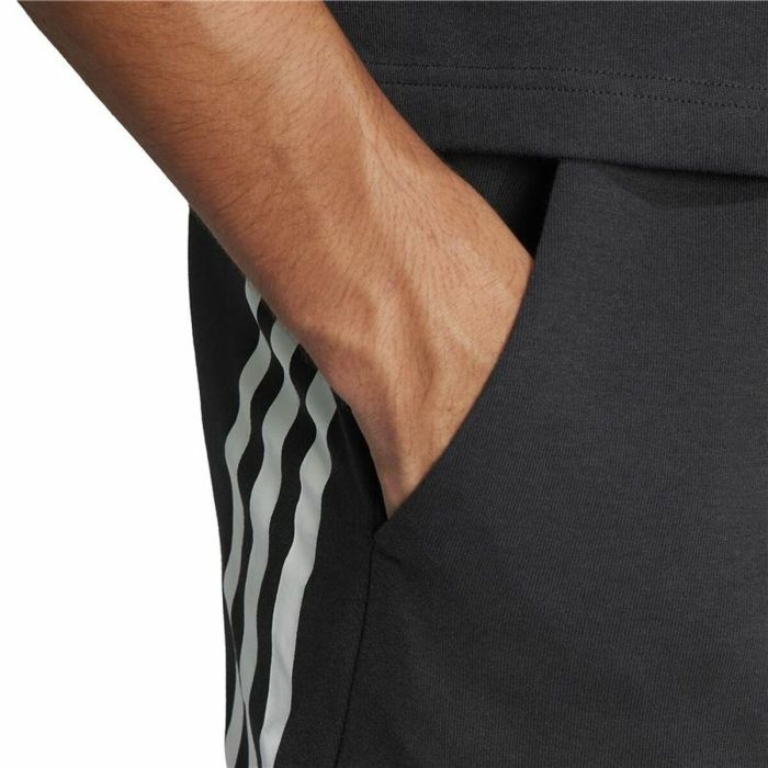 Pantalón Corto Deportivo Adidas Future Icons 3 bandas Negro 1