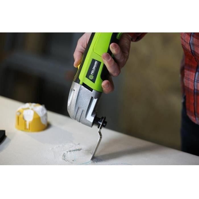 FIELDMANN FDB 200301-E Herramienta Multifunción 300 W, Velocidad Variable, 11 Accesorios Incluidos 2