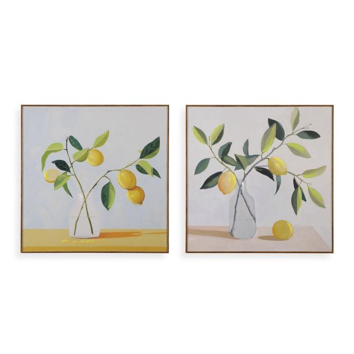 Cuadro Versa Limón 2,5 x 40 x 40 cm