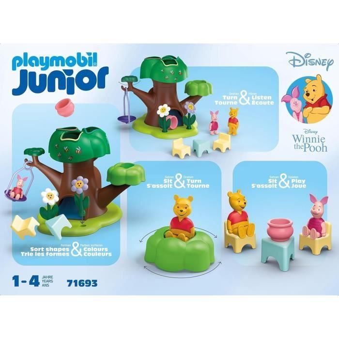 Playmobil Junior Disney: Winnie The Pooh - Casa del Árbol con Tobogán y Juego de Roles para Desarrollo Motor y Sensorial 5