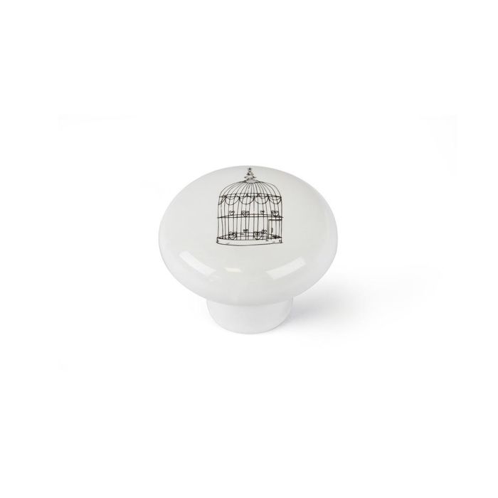 Rei Pomos para Mueble Mod. E815 - Blister con 4 Pomos Redondos de Porcelana Ø40mm, Acabado Decorativo, Incluye Tornillos Rei Pomos para Mueble Mod. E815 - Blister con 4 Pomos Redondos de Porcelana Ø40mm, Acabado Decorativo, Incluye Tornillos