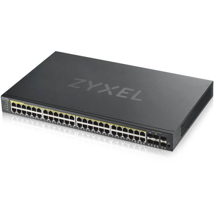 Zyxel GS1920-48HPV2 Switch Gestionado Gigabit Ethernet 44 Puertos PoE 375W Negro GS192048HPV2-EU0101F 3 Zyxel GS1920-48HPV2 Switch Gestionado Gigabit Ethernet 44 Puertos PoE 375W Negro GS192048HPV2-EU0101F 3