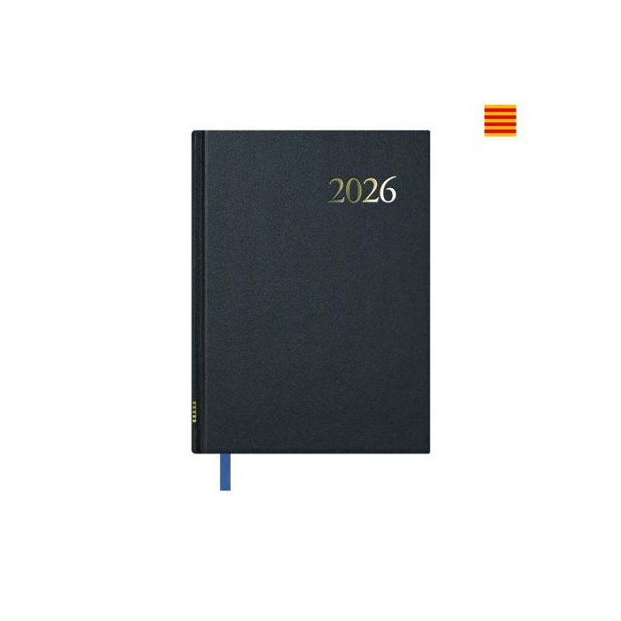 Dohe Agenda Anual Segovia 14x20 cm SV Negro 2026 Catalán Semana Vista 144 Páginas 1
