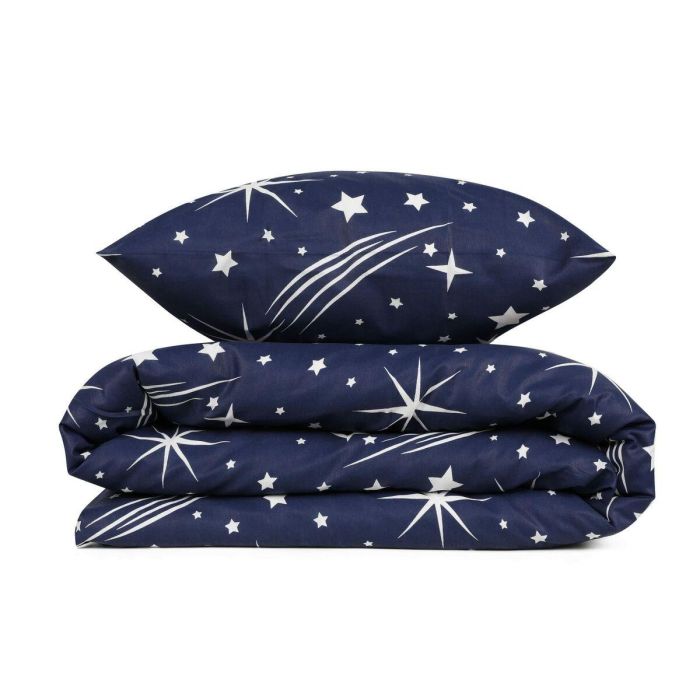 Juego de Cama 220x240 cm con 2 Fundas de Almohada 60x60 cm Blanco 65% Algodón 35% Poliéster ASI8681875028423