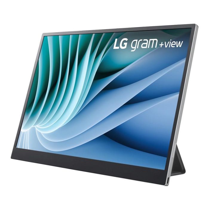 LG Monitor Portátil +view 16MR70 16" WQXGA Negro y Plata IPS DCI-P3 99% Ultraligero