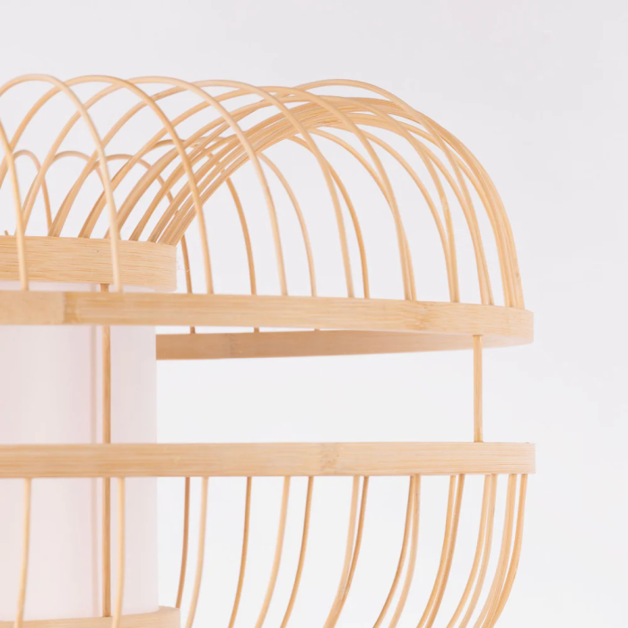 Lámpara Colgante "Burgas" [SKD-P80041] Estilo Natural/Mediterráneo/Boho-Chic Bambú 6