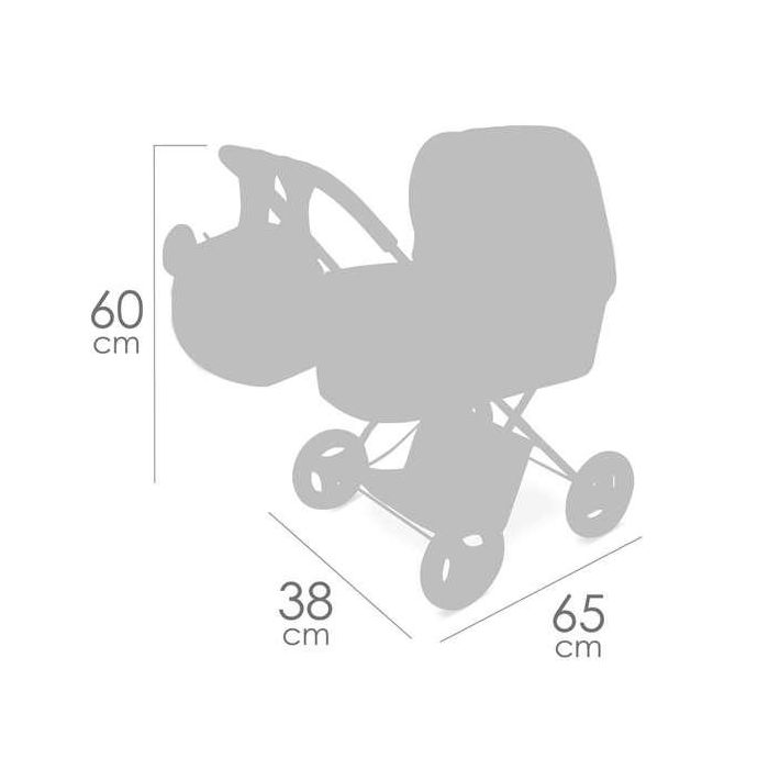 Coche de muñeca plegable koala con mochila para muñecas de hasta 48 cm.38x65x60 cm 5 Coche de muñeca plegable koala con mochila para muñecas de hasta 48 cm.38x65x60 cm 5