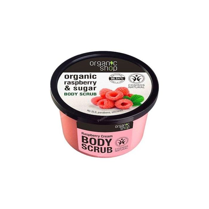 Organic Shop Frambuesa exfoliante corporal frambuesa 250 ml