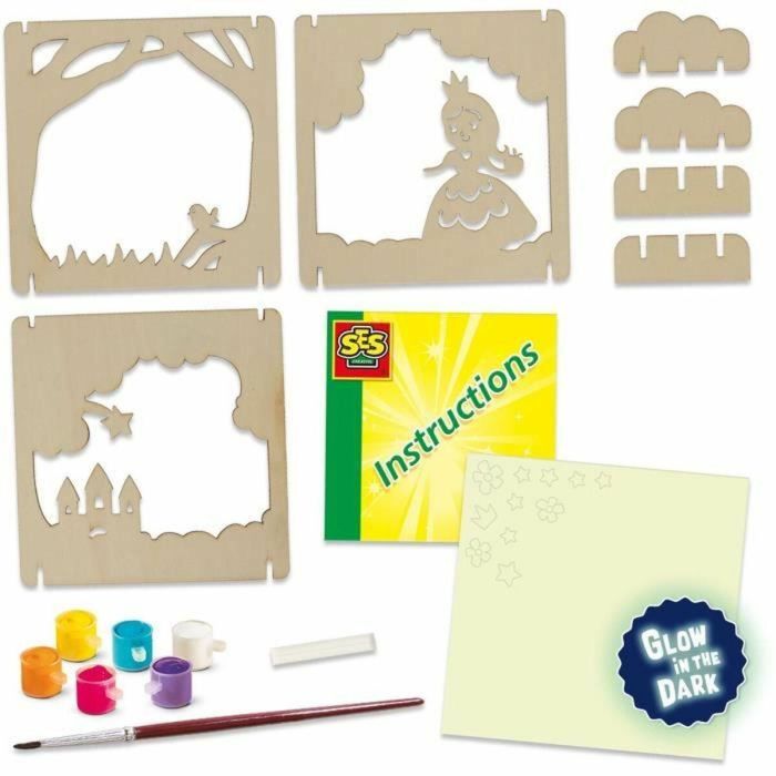 Ses Creative SES8710341141370 Caja de Sombras Brilla en la Oscuridad con Tema de Cuento de Hadas 1 Ses Creative SES8710341141370 Caja de Sombras Brilla en la Oscuridad con Tema de Cuento de Hadas 1
