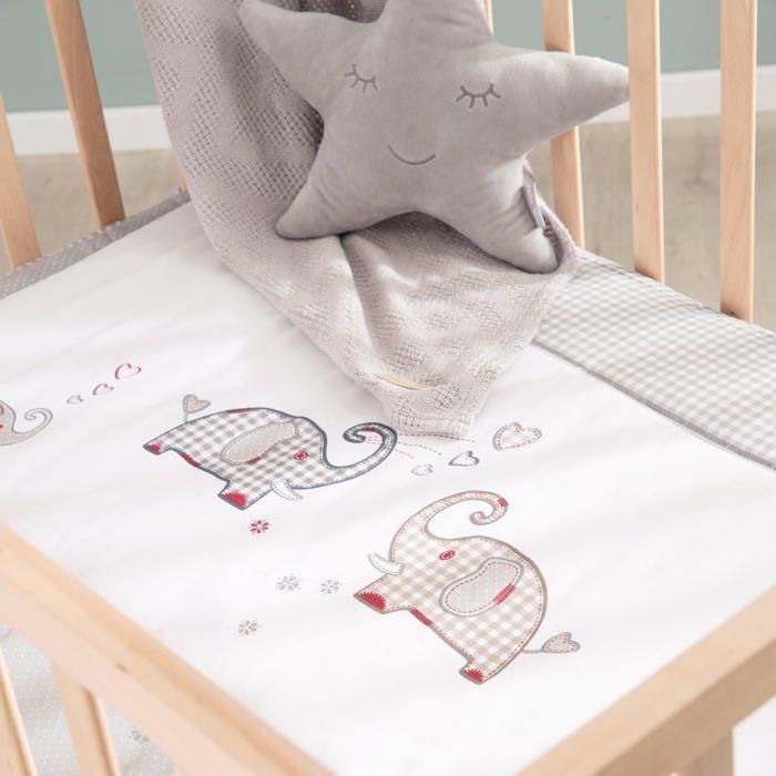 Parque para bebés con ruedas - ROBA - Jumbotwins - Altura ajustable - Tapete para parque incluido - Madera maciza natural - Patrón de elefante 2 Parque para bebés con ruedas - ROBA - Jumbotwins - Altura ajustable - Tapete para parque incluido - Madera maciza natural - Patrón de elefante 2