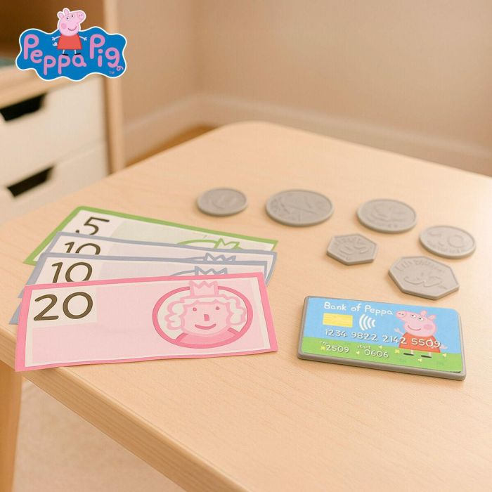 Peppa Pig Caja Registradora Juguete con Sonidos - Educativo e Interactivo para Niños +2 Años, Incluye Múltiples Idiomas (Español, Inglés y Más) 3