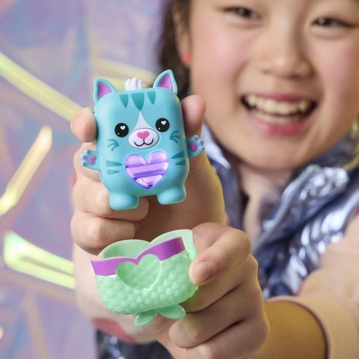 Nano-mals Pawtricia la gatita azul, compañera electrónica, más de 70 reacciones, juguete interactivo de bolsillo para niñas y niños. 5 Nano-mals Pawtricia la gatita azul, compañera electrónica, más de 70 reacciones, juguete interactivo de bolsillo para niñas y niños. 5