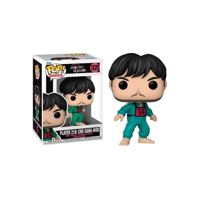 Funko Pop El Juego Del Calamar Jugador 218 Nº 1225 Sang-Woo Caja Original Figura Coleccionable