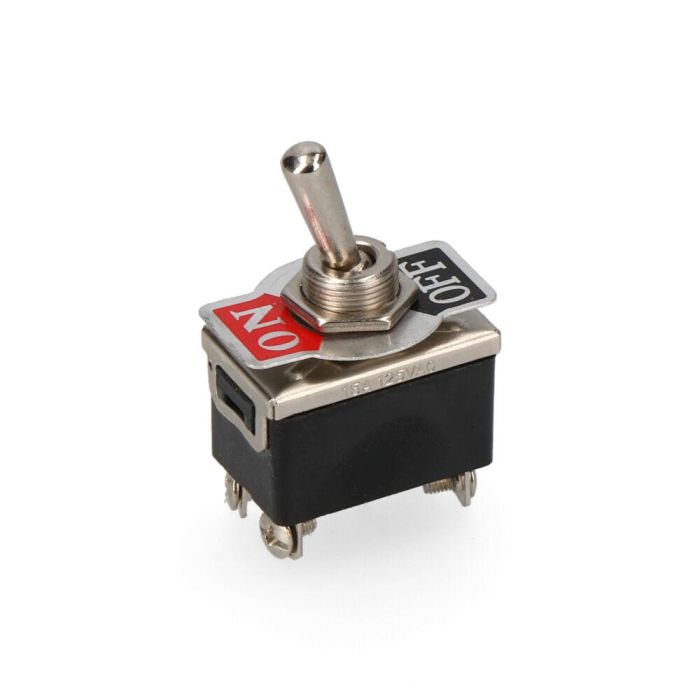 Edm Interruptor bipolar rabillo metálico 10A 250V 34x23,95x27,5mm 0 Edm Interruptor bipolar rabillo metálico 10A 250V 34x23,95x27,5mm 0