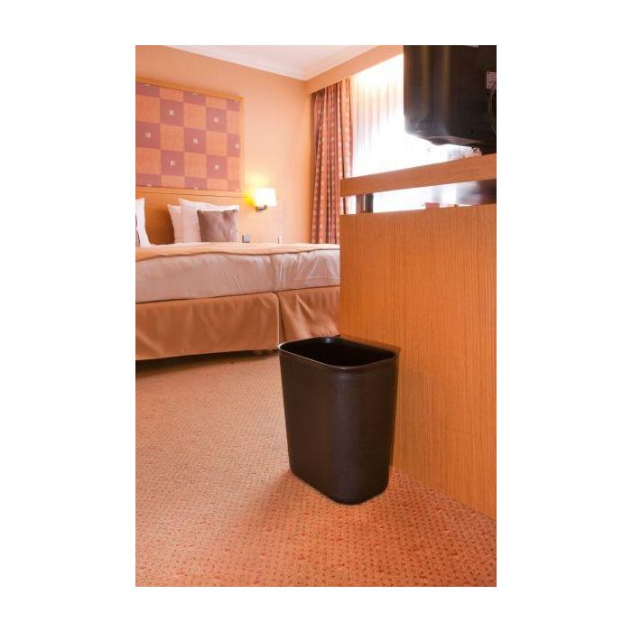 PROBBAX - FR-1003-BLA - Papelera de polipropileno resistente Papelera de polipropileno resistente - 28 x 21 x 31 cm - 13,21 L - Negro 1 PROBBAX - FR-1003-BLA - Papelera de polipropileno resistente Papelera de polipropileno resistente - 28 x 21 x 31 cm - 13,21 L - Negro 1