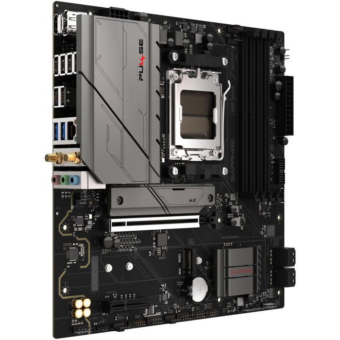Sapphire AM5 PULSE B850M WiFi Placa Base AMD B850 DDR5 WiFi 6 Bluetooth 5.3 Ethernet 2.5Gb Micro ATX 1 Sapphire AM5 PULSE B850M WiFi Placa Base AMD B850 DDR5 WiFi 6 Bluetooth 5.3 Ethernet 2.5Gb Micro ATX 1